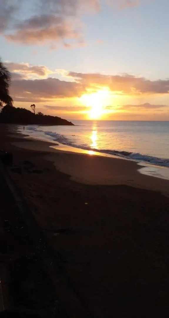 Au Coucher Du Soleil Deshaies Guadeloupe
